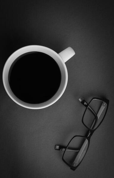عکس قهوه سیاه و سفید