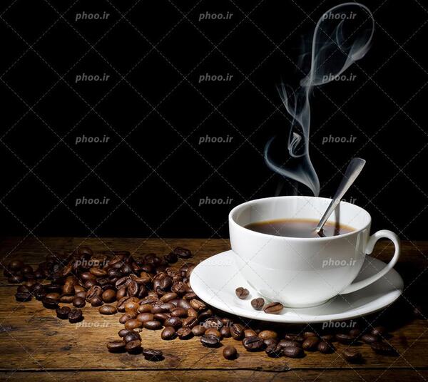 عکس قهوه سیاه و سفید