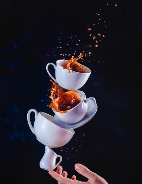 عکس فنجان قهوه طبیعی