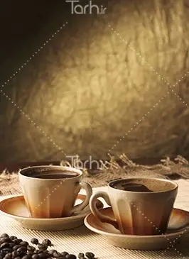 عکس لیوان قهوه طبیعی