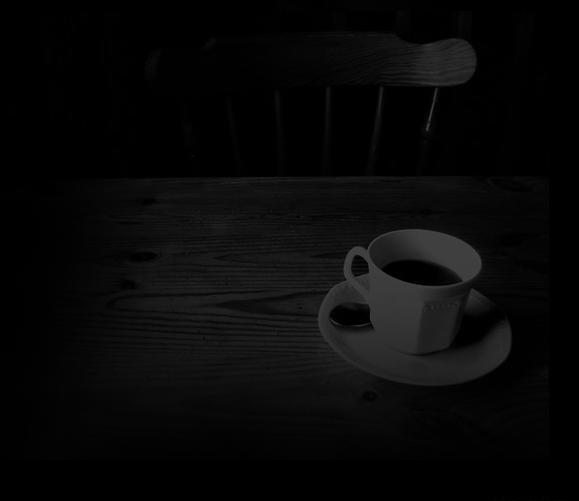 عکس فنجان قهوه سیاه سفید
