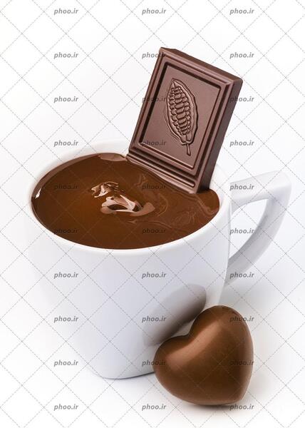 عکس شکلات قهوه ای