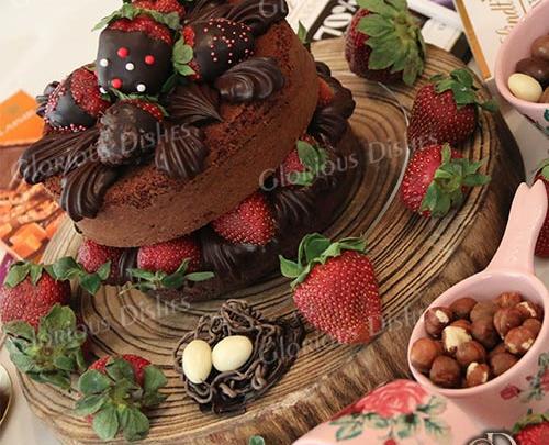 عکس شیرینی قهوه ای