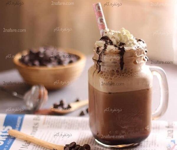 عکس میلک شیک قهوه