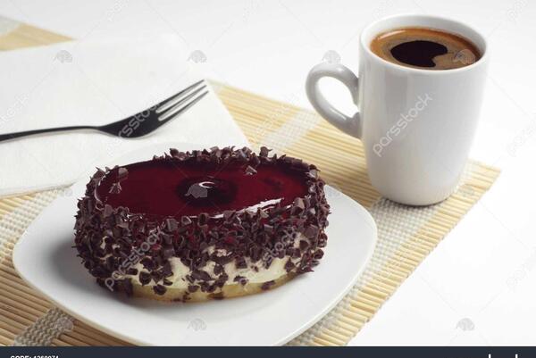 عکس ژله با طعم قهوه