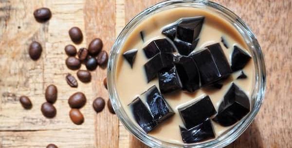 عکس ژله با طعم قهوه