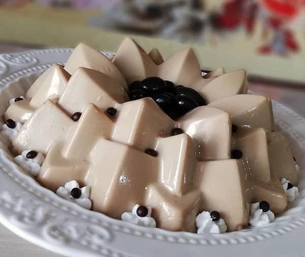 عکس ژله با طعم قهوه