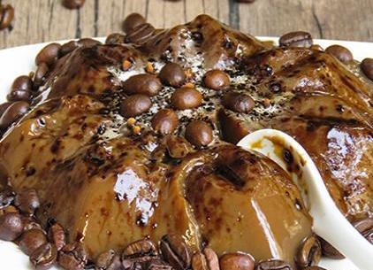عکس ژله با طعم قهوه