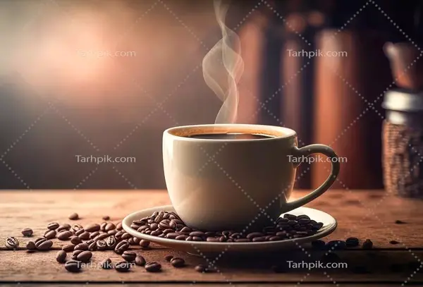 عکس زمینه فنجان قهوه