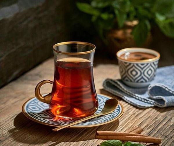 عکس قهوه با چای
