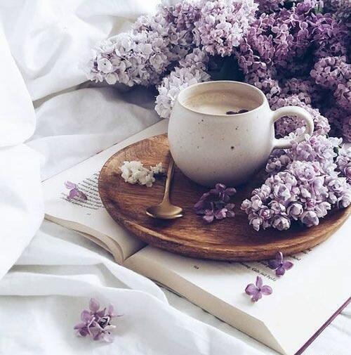 عکس پروفایل فنجان قهوه و گل