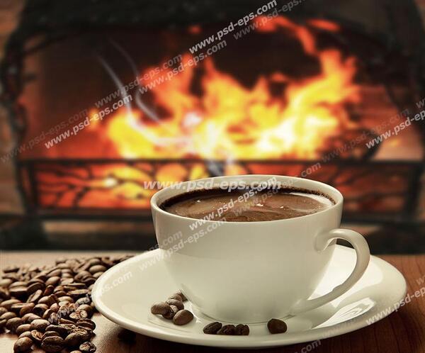 عکس فنجان قهوه تصویر زمینه
