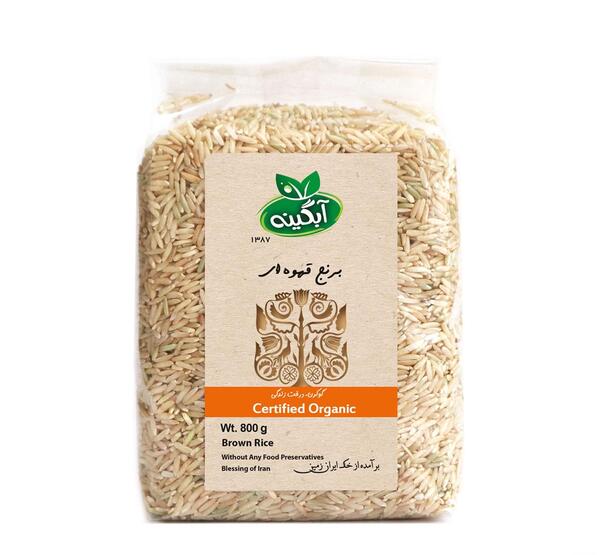 عکس برنج قهوه ایی