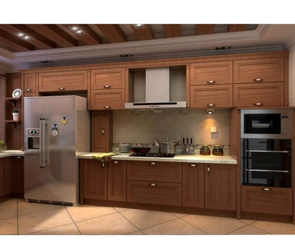 عکس کابینت آشپزخانه قهوه ای