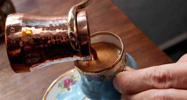 عکس لیوان قهوه از بالا