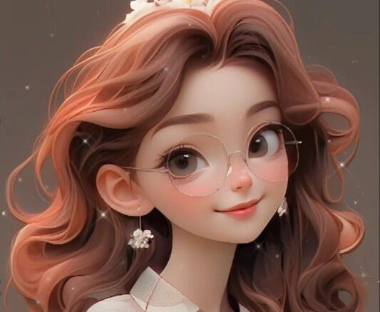 عکس کیوت دخترانه قهوه ای