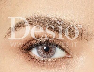 عکس لنز قهوه ای روشن