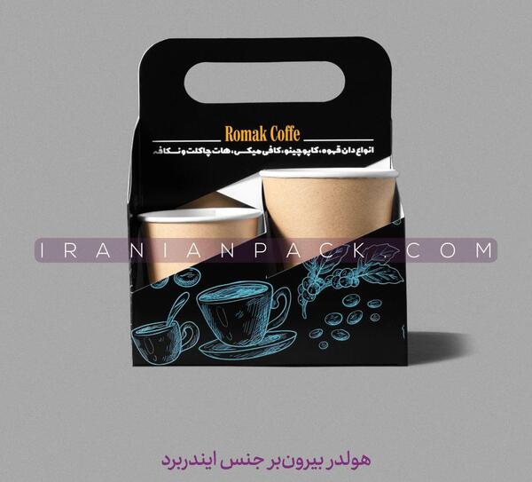 عکس لیوان قهوه در کافه