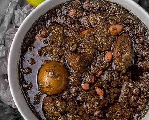 عکس برنج و قورمه سبزی