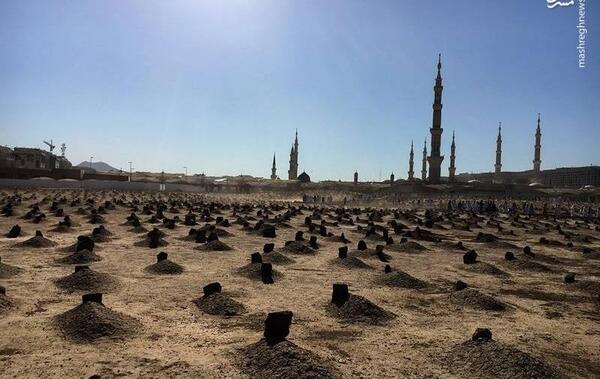 عکس قبرستان بقیع با کیفیت بالا