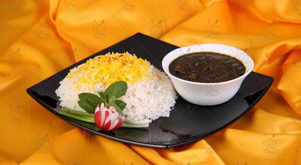 عکس پلو قورمه سبزی