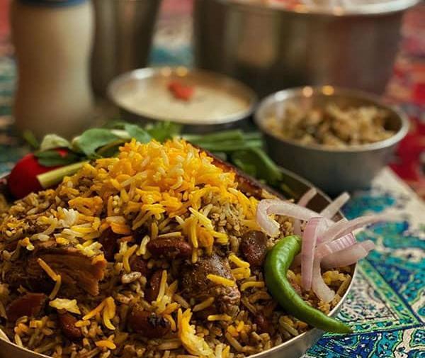 عکس پلو قورمه سبزی
