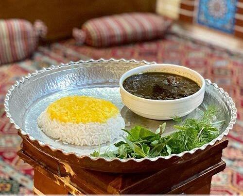 عکس برنج قورمه سبزی