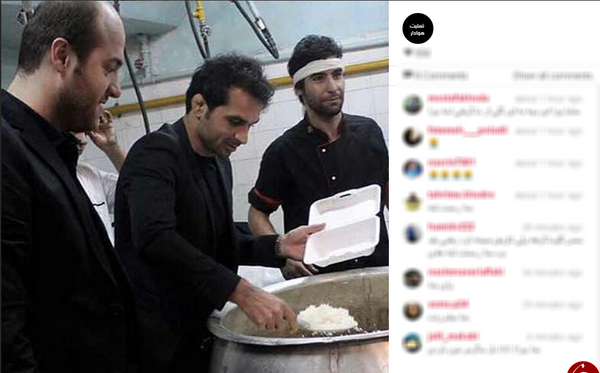 عکس هادی نوروزی در قبر