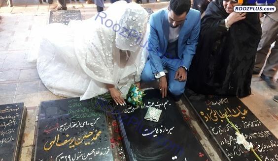 عکس از قبر قاسم سلیمانی