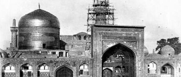 عکس سنگ قبر قدیمی امام رضا
