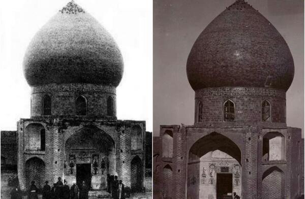 قدیمی ترین عکس از قبر امام حسین