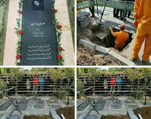 عکس کندن قبر