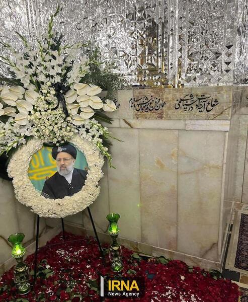 عکس قبر شهید رئیسی