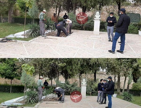 عکس قبر همایون شجریان