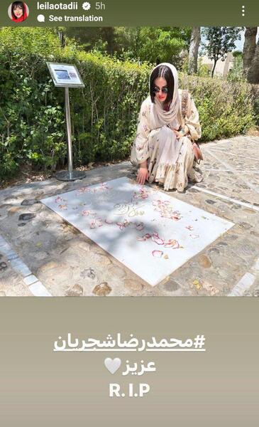 عکس قبر همایون شجریان