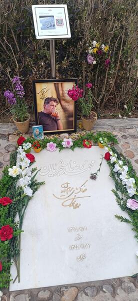 عکس قبر همایون شجریان