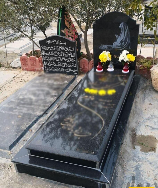 عکس سنگ قبر برای دختر جوان