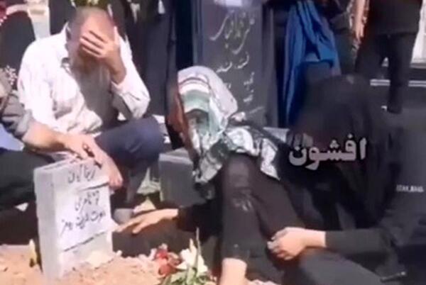 عکس جدید قبر مهسا امینی