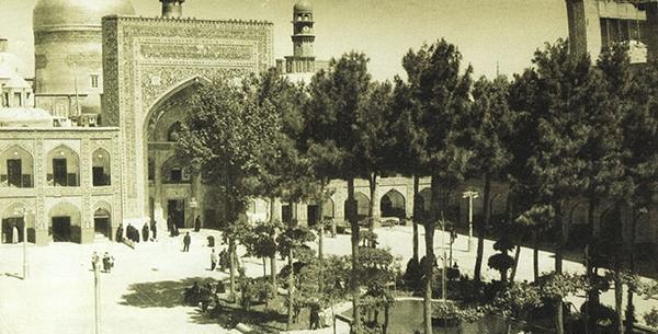 عکس قدیمی قبر امام رضا