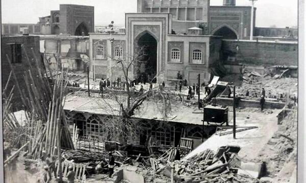 عکس قدیمی قبر امام رضا