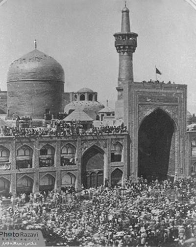 عکس قدیمی قبر امام رضا
