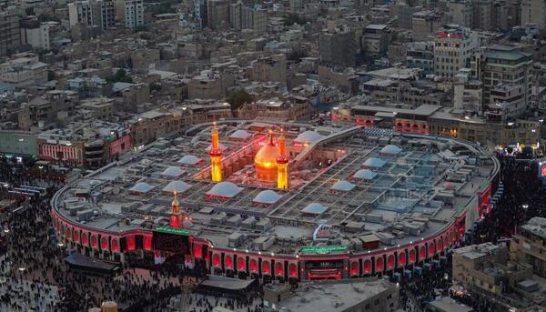 عکس قبر امام حسین از بالا