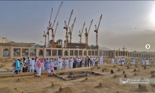 عکس قبرستان بقیع در مدینه