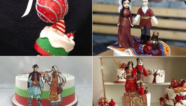 عکس کیک قشنگ برای شب یلدا
