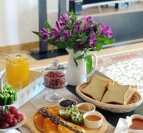 عکس قشنگ صبحانه