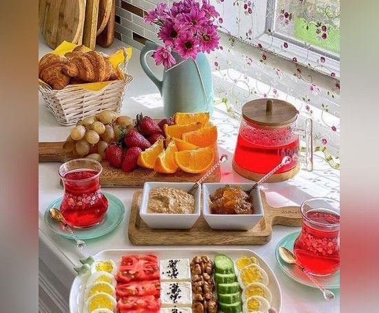 عکس صبحانه سلامت قشنگ