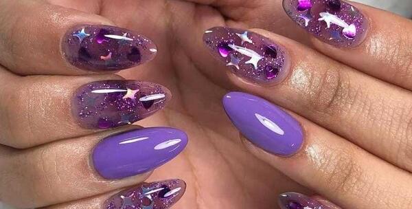 عکس ناخن ژله ای قشنگ