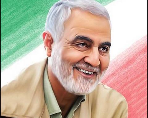 عکس خیلی قشنگ از حاج قاسم سلیمانی