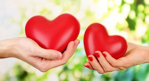 عکس قلب دوتایی عاشقانه