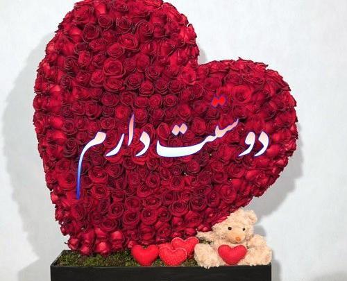 عکس های گل و قلب زیبا